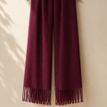 Bordo Buklet Kışlık Atkı